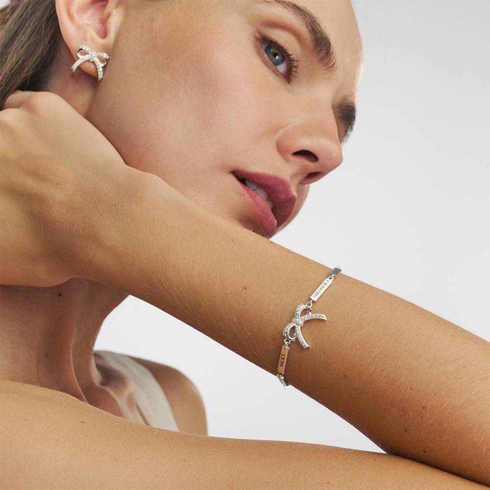 Tied With A Bow Bracelet in Sterling Silver