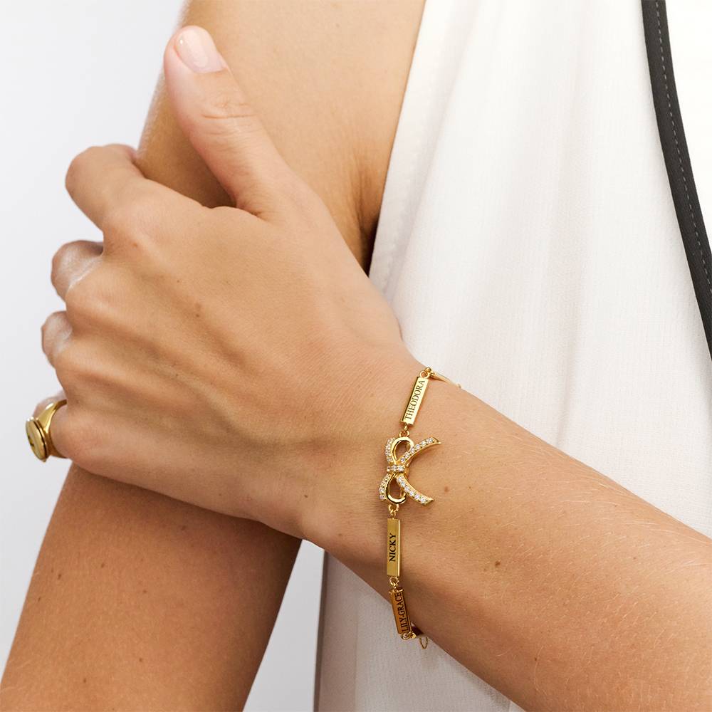 Tied With A Bow Bracelet in Vermeil