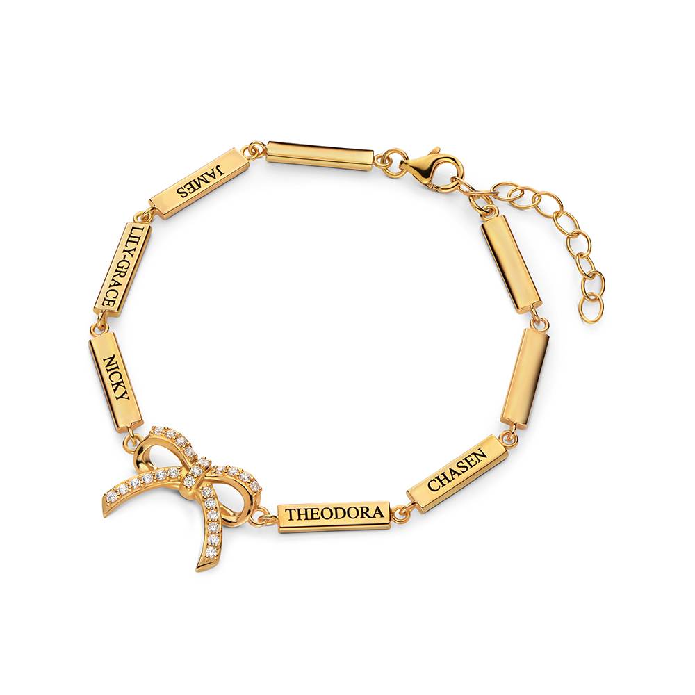 Tied With A Bow Bracelet in Gold Plating