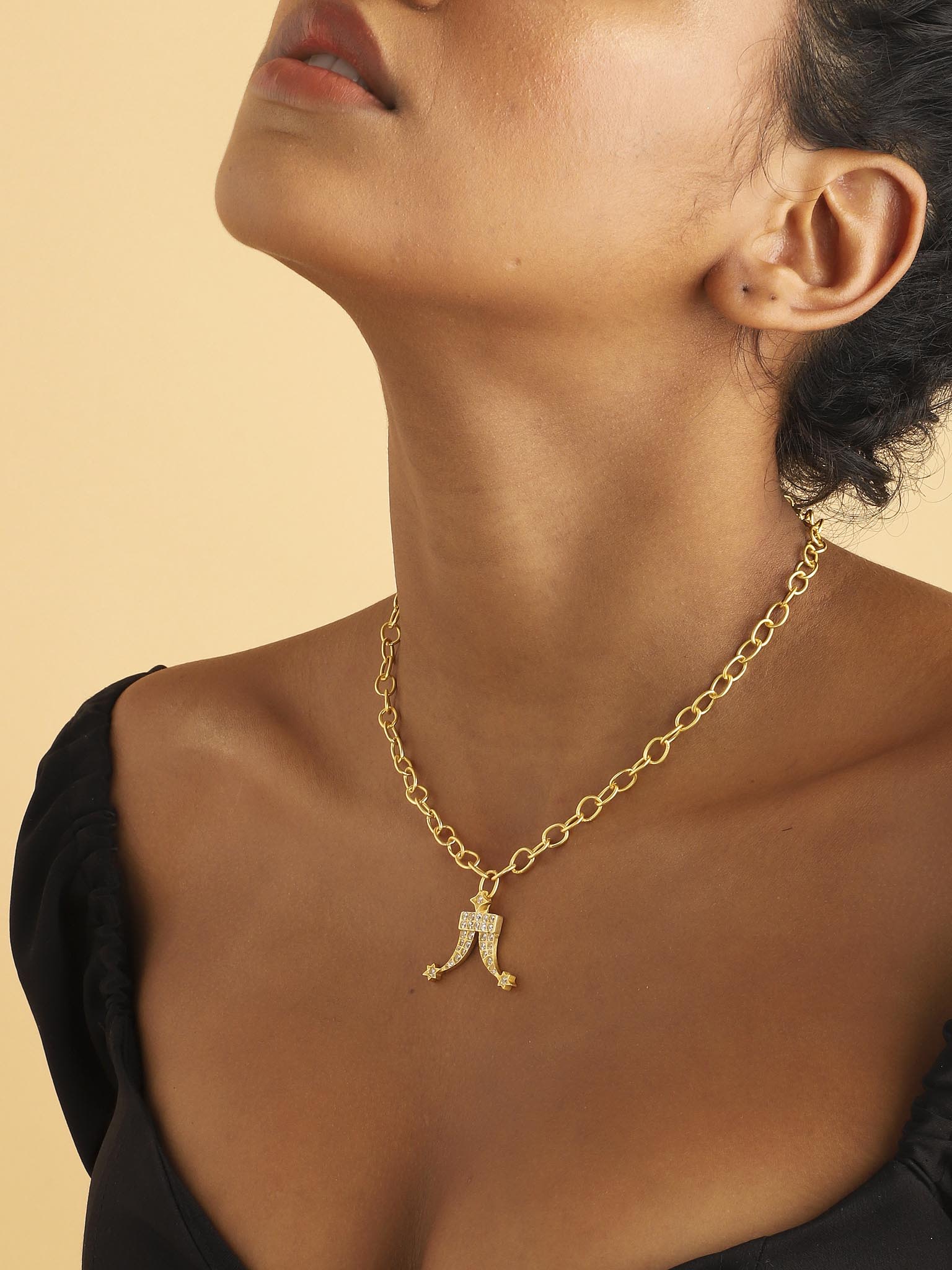 Amulet Necklace Tiger Tooth Czs Fortune Pendant