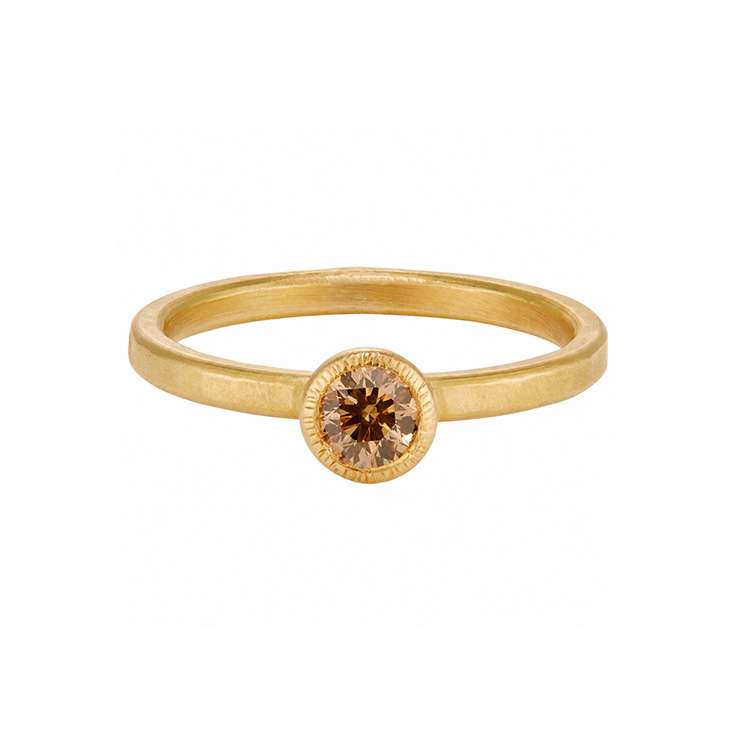 The Tigerlily Cognac Diamond Ring