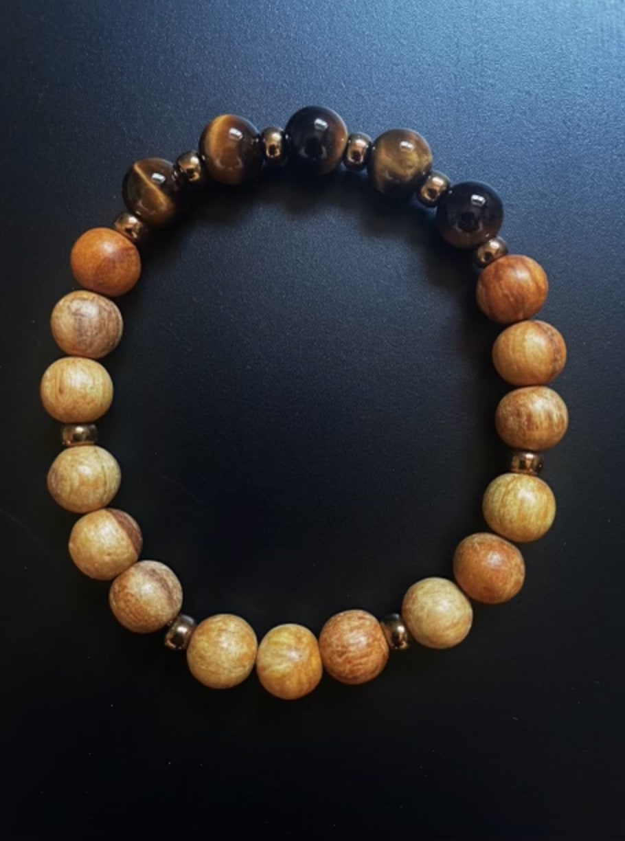 Tigers Eye Palo Santo Bracelet