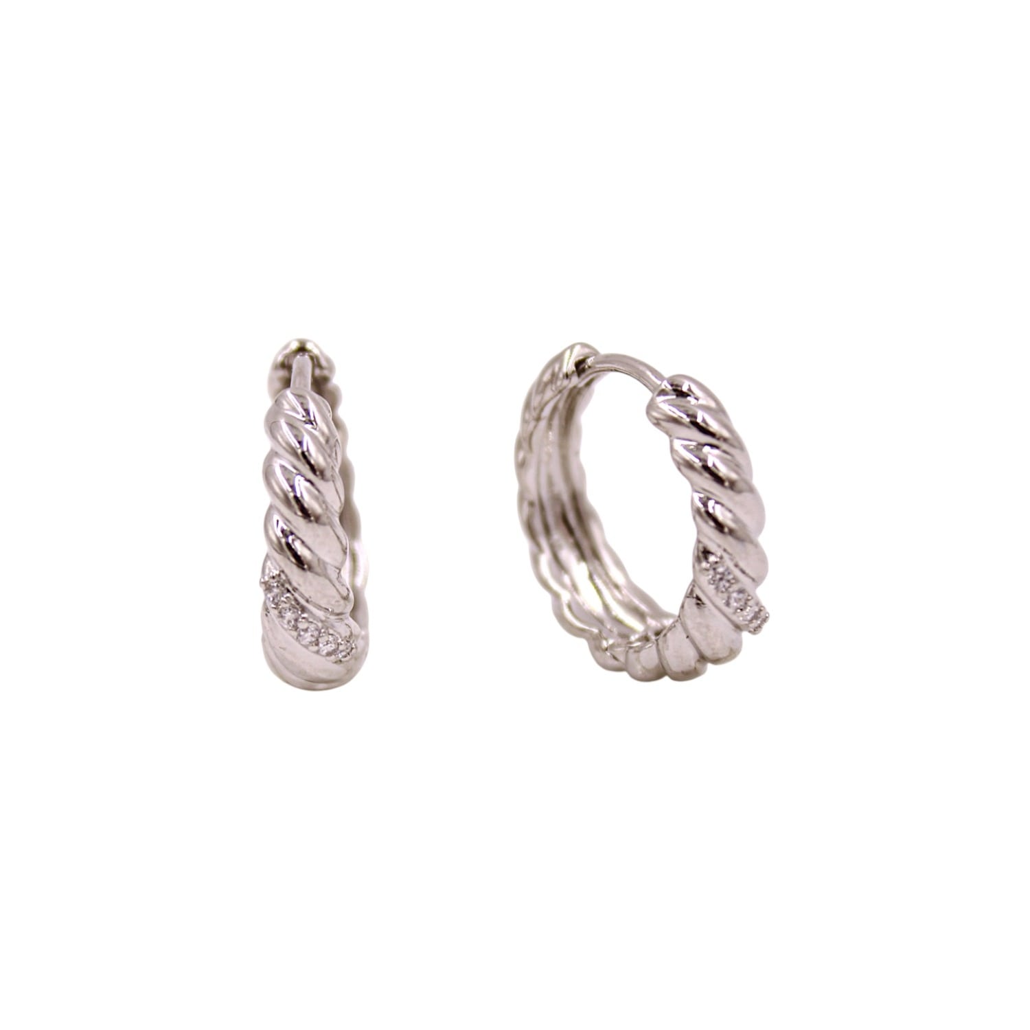 Timeless Hoop Swarovski Earrings