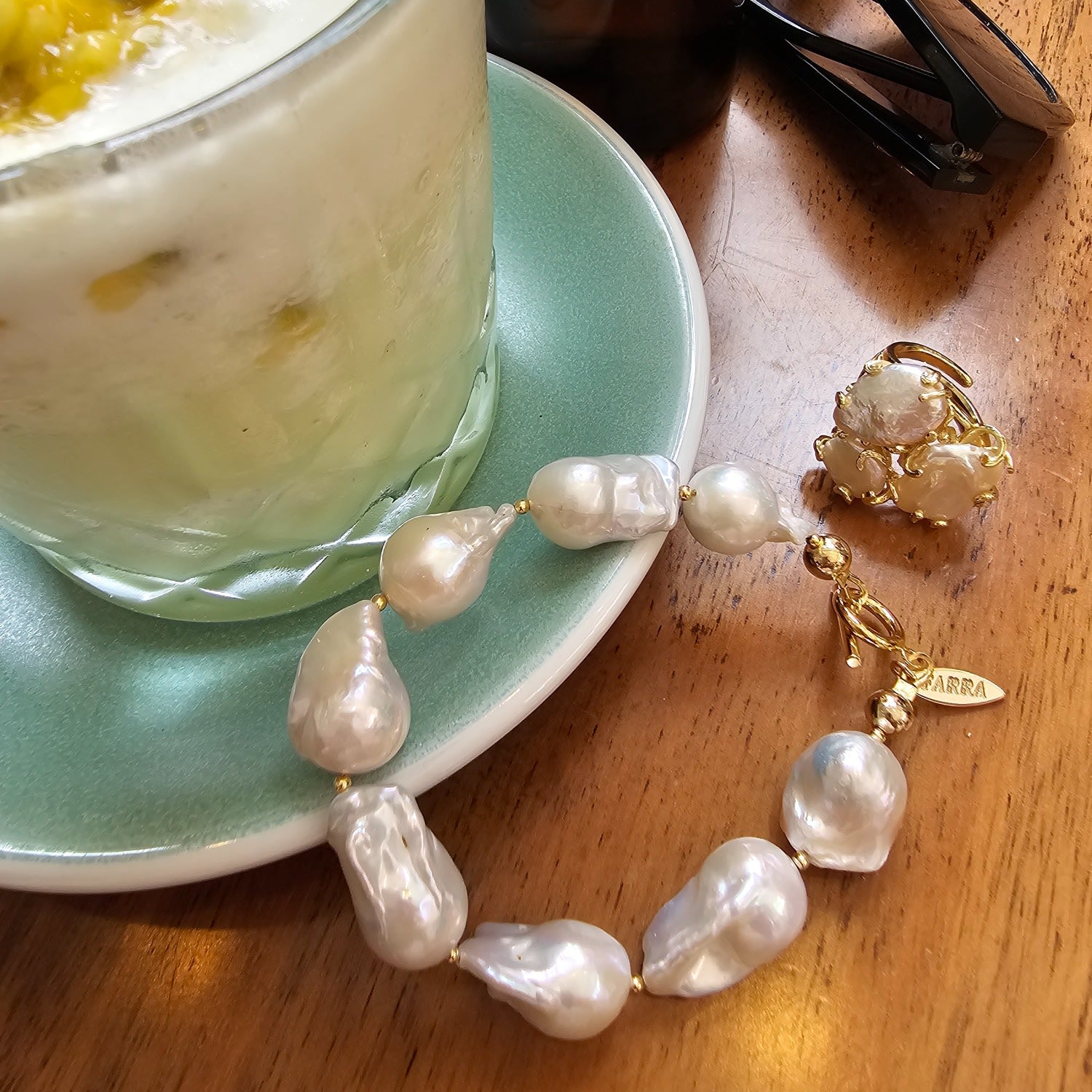 Timeless Natural Baroque Pearls Bracelet