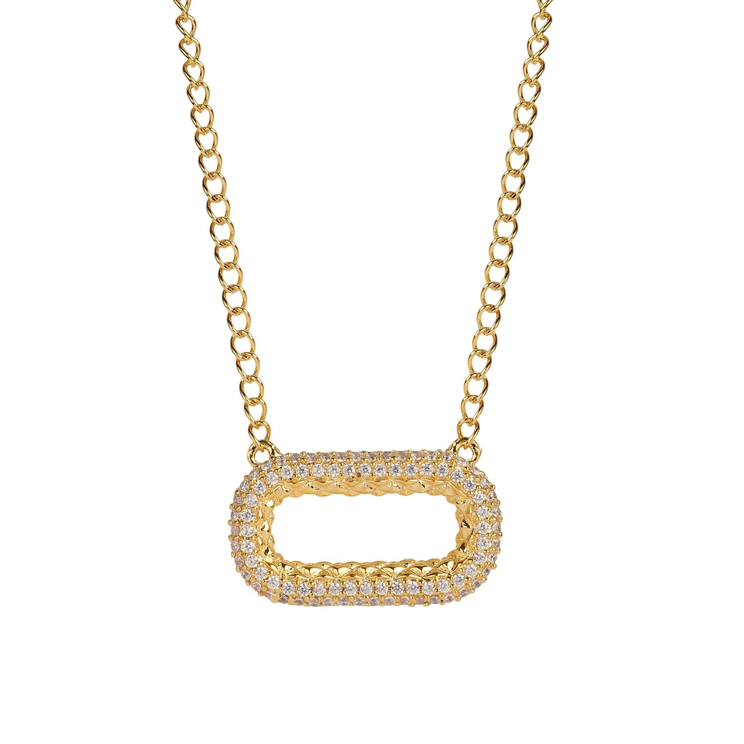 Timeless Radiance Cz Pendant Necklace