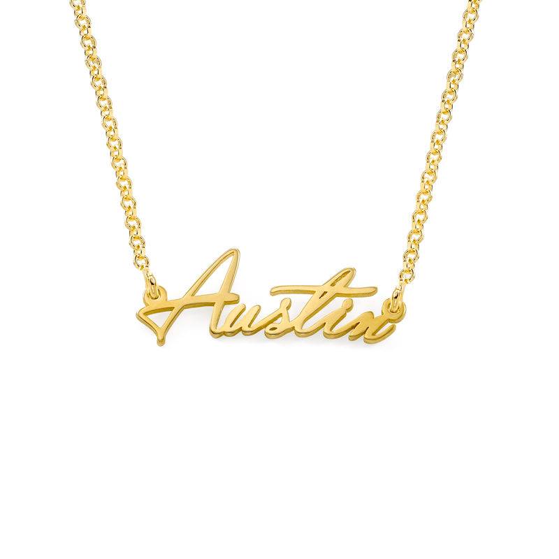 Tiny Name Necklace in 18k Gold Vermeil - Extra Strength