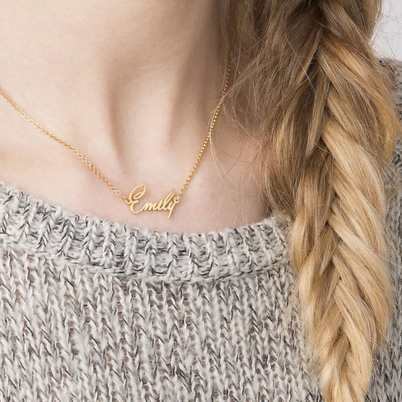 Gift for Teacher - Name Necklace - 18k Gold Plating - Employee Appreciation Gift