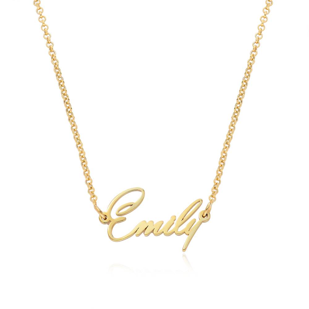 Gift for Teacher - Name Necklace - 18k Gold Plating - Employee Appreciation Gift