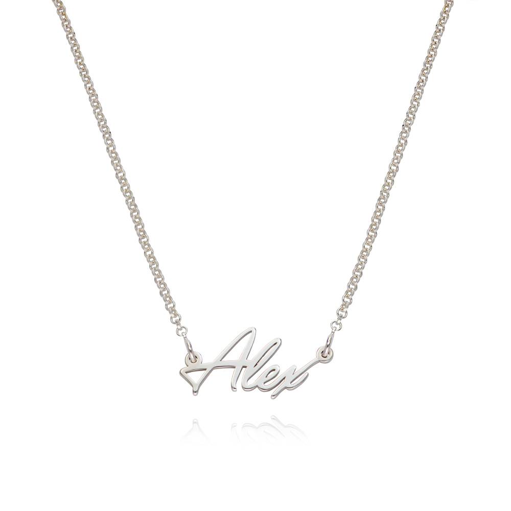 Tiny Silver Name Necklace
