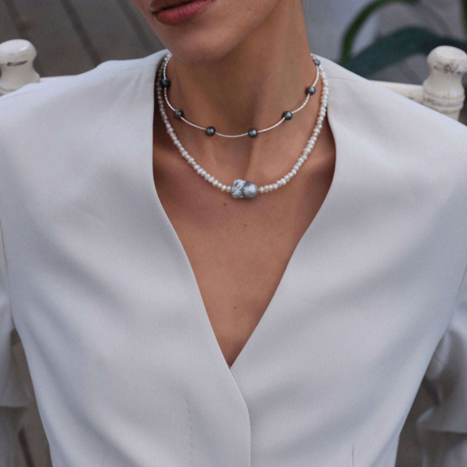 Tohora Black Pearl Choker