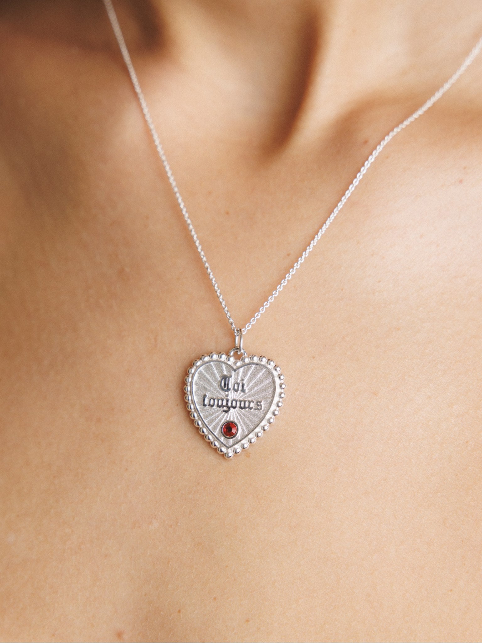 Toi Toujours Necklace - Sterling Silver