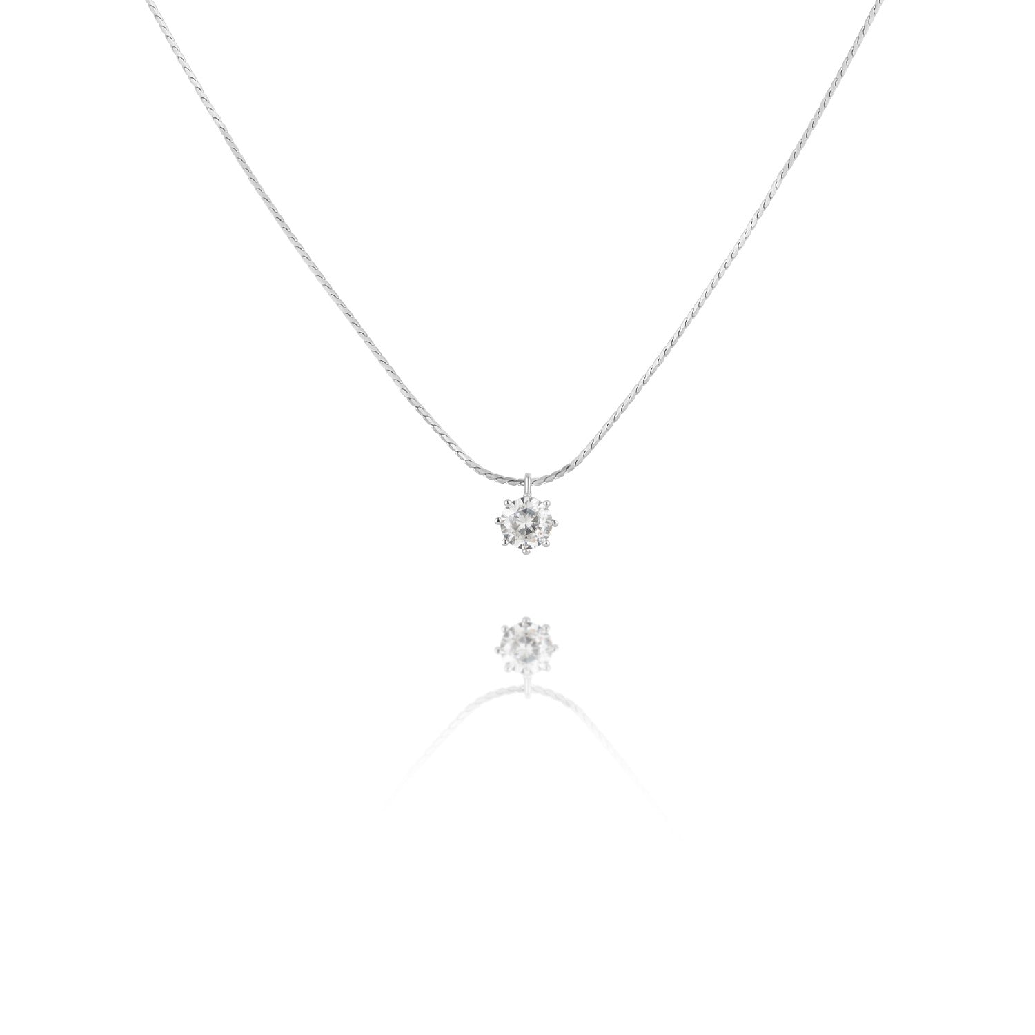 Topaz Sterling Silver Necklace - Leo