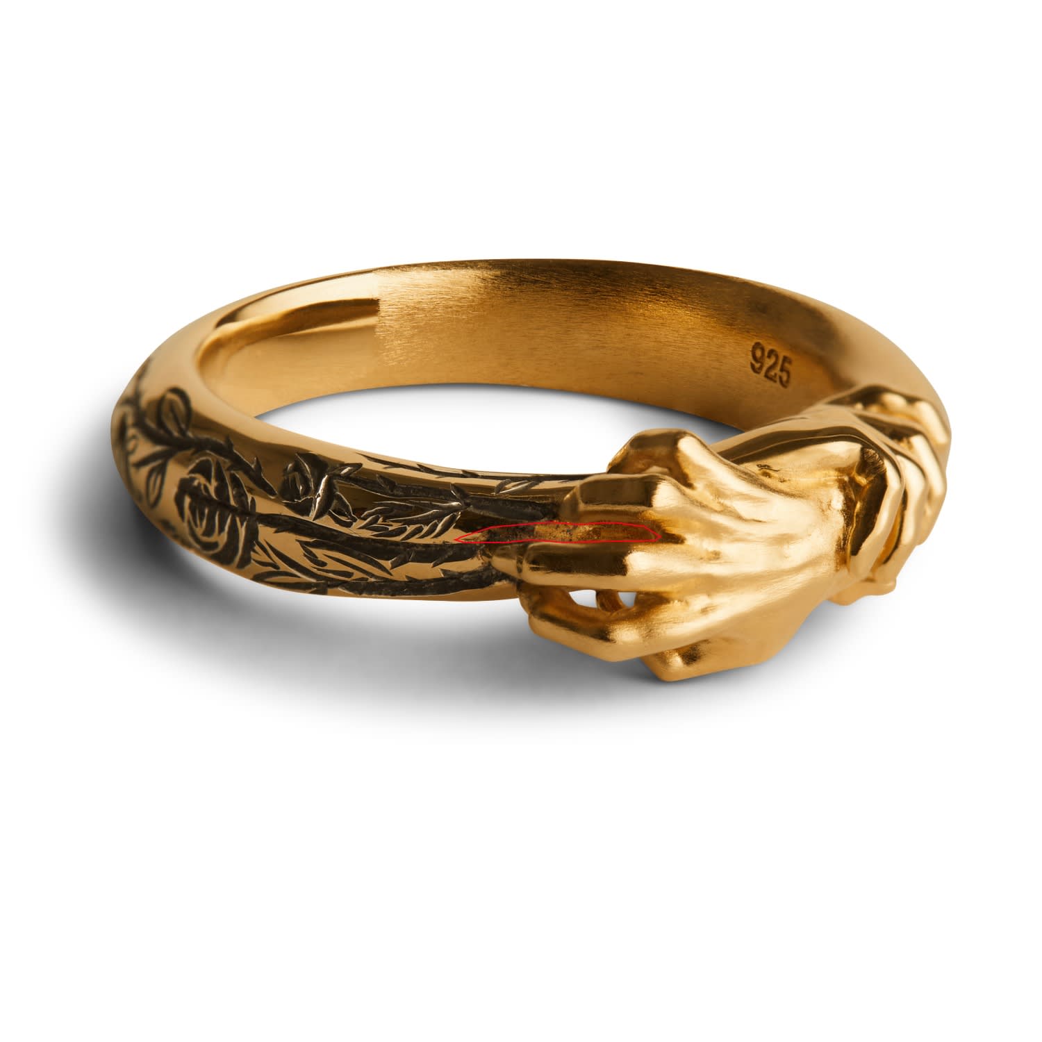 Touch No Evil - Roses And Thorns - Gold Plated