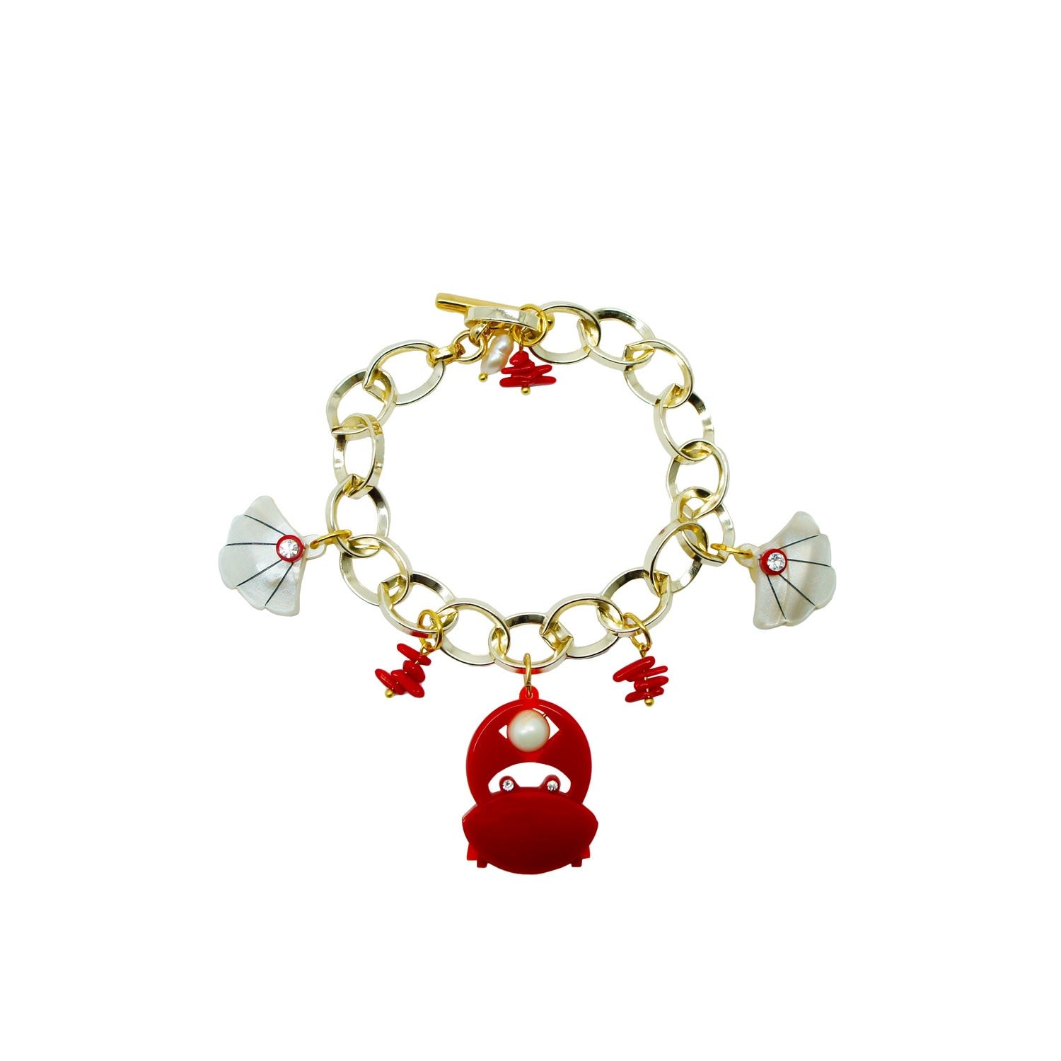 Handmade Bracelet Charm Siri Red