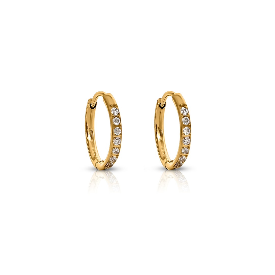 Transition Sleeper Gold Earrings