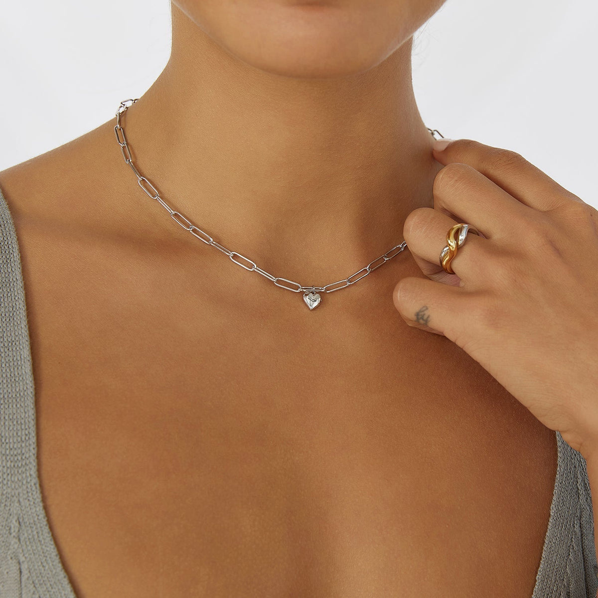 Treasure Silver Necklace