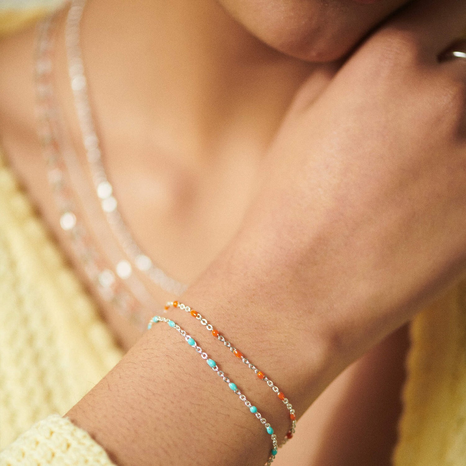 treasures-coral-beaded-bracelet-925-sterling-silver-daisy-london