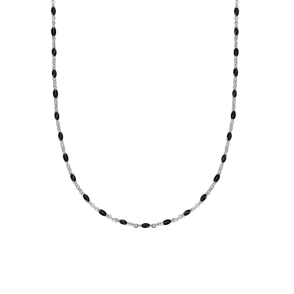 treasures-black-beaded-necklace-925-sterling-silver-daisy-london