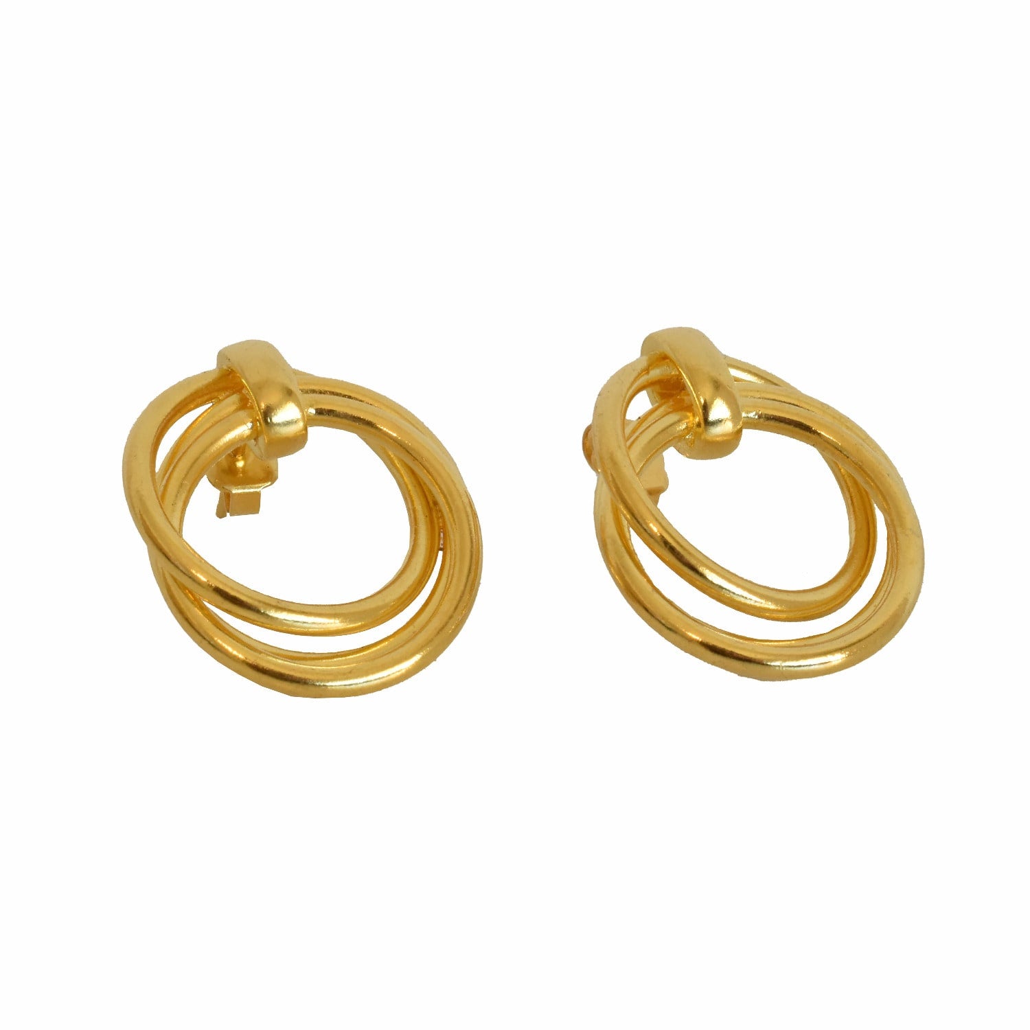 Trinity Triple Loop Earrings