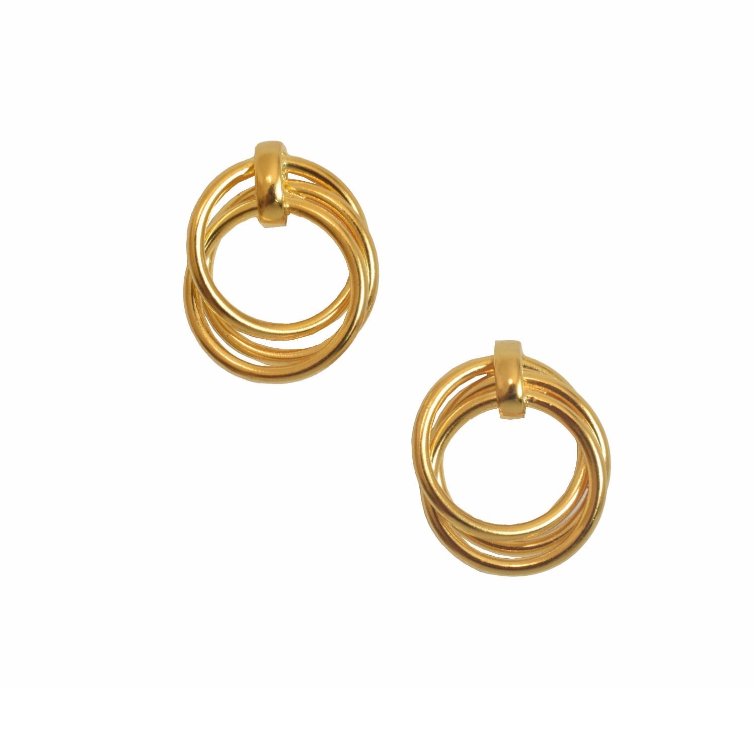 Trinity Triple Loop Earrings