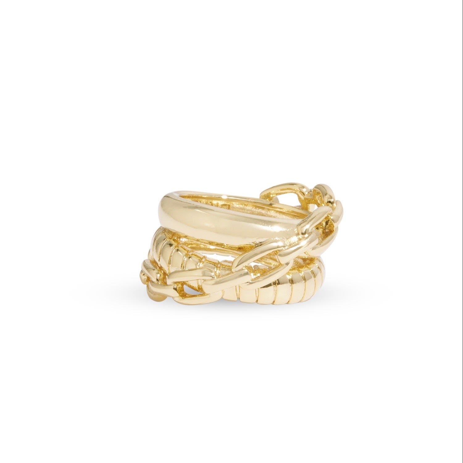 Triplet Ring Gold