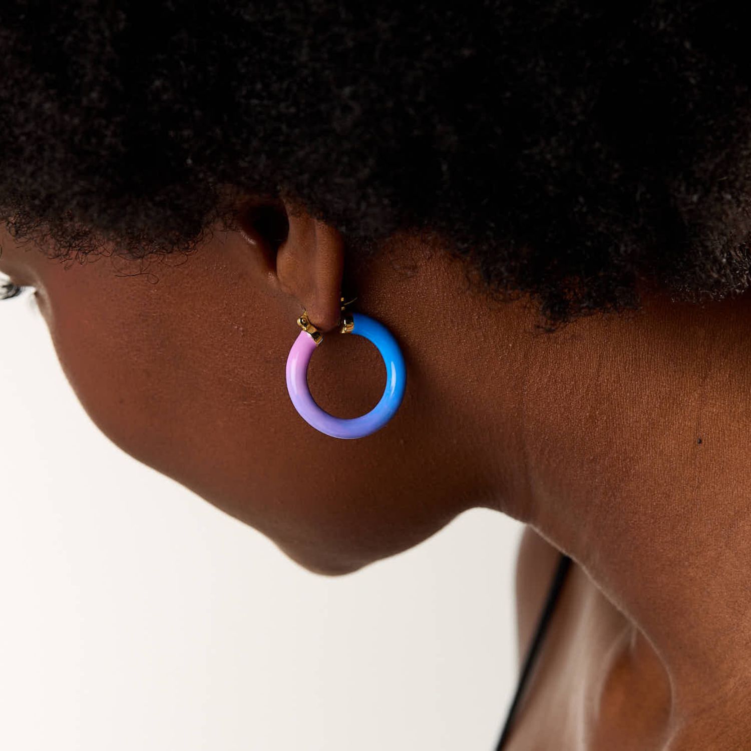 Tropicale Dawn Hoop - Gold Vermeil