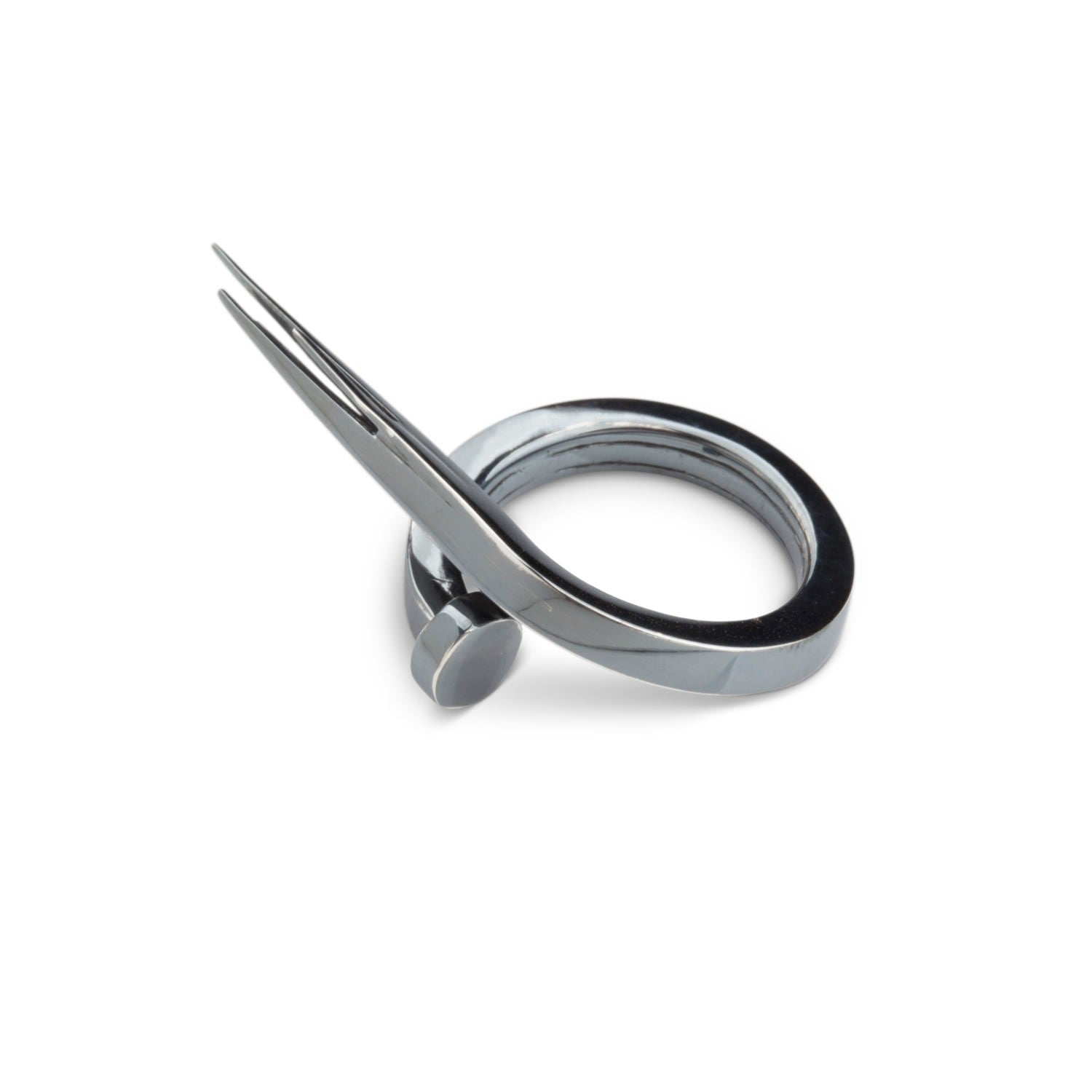 Nail Wrap Ring Black
