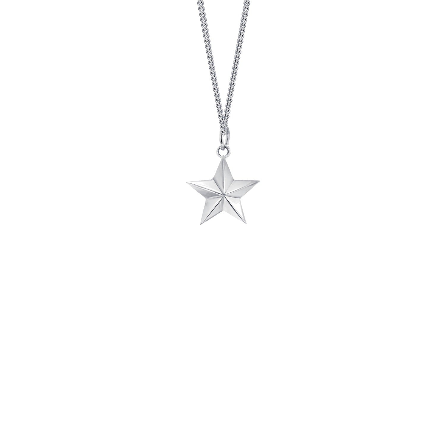 Mini Star Pendant Sterling Silver