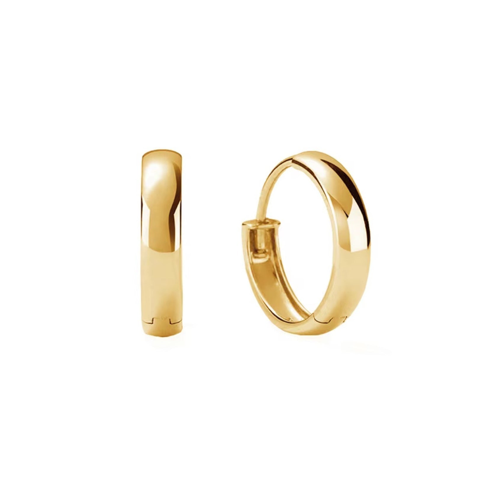 Tube Huggie Hoop Earrings