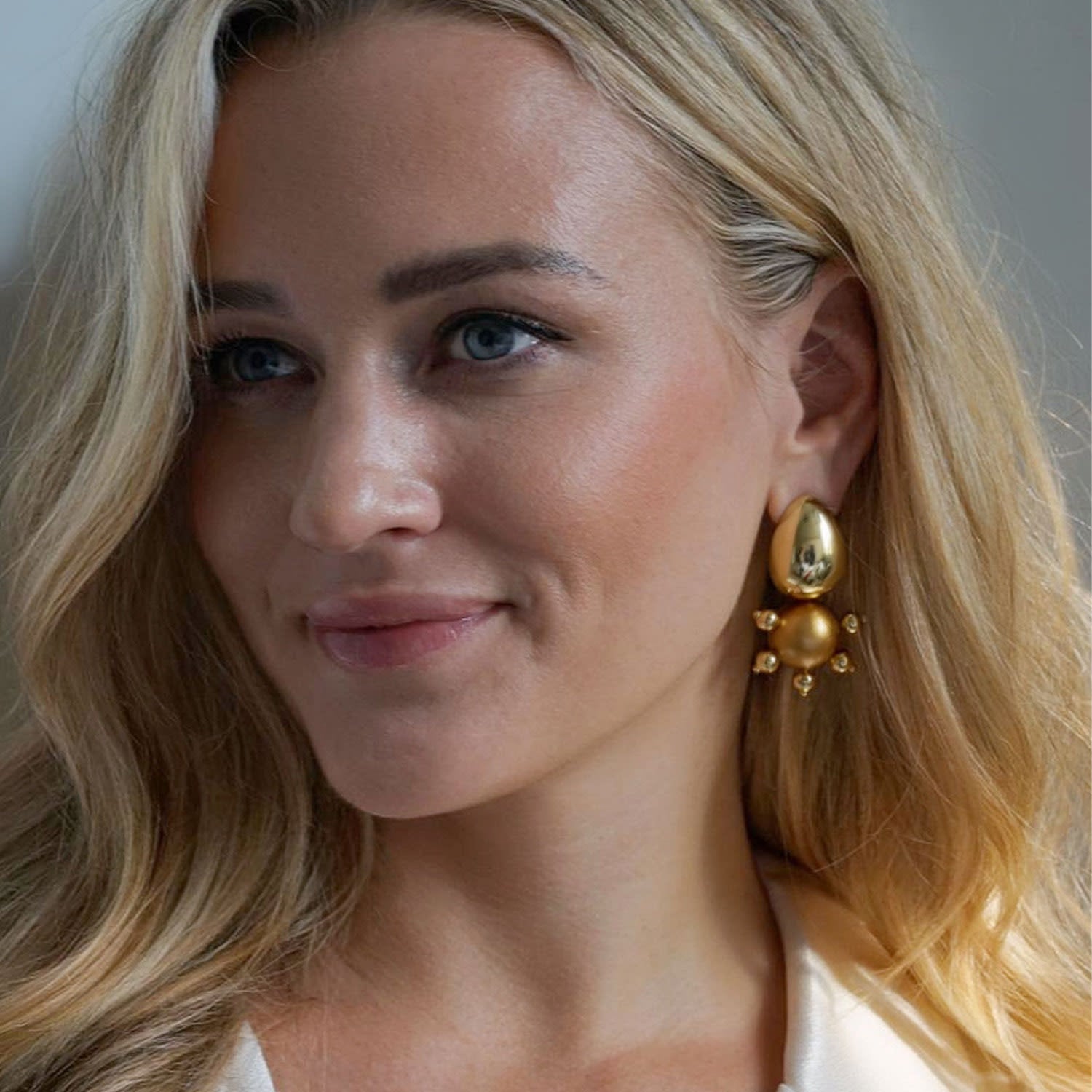 Tulia Earrings In Golden Saffron
