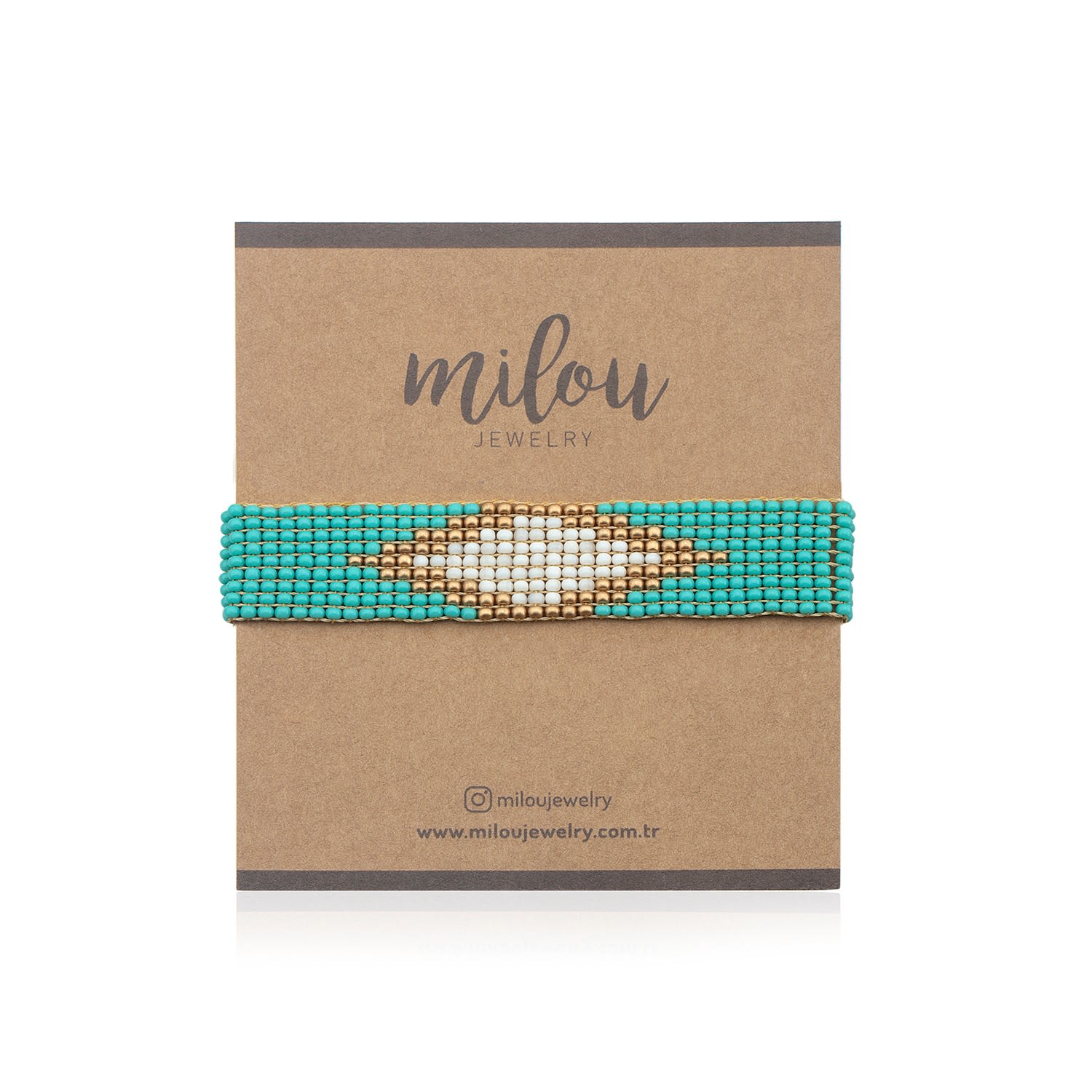 Isabella Beaded Bracelet - Blue