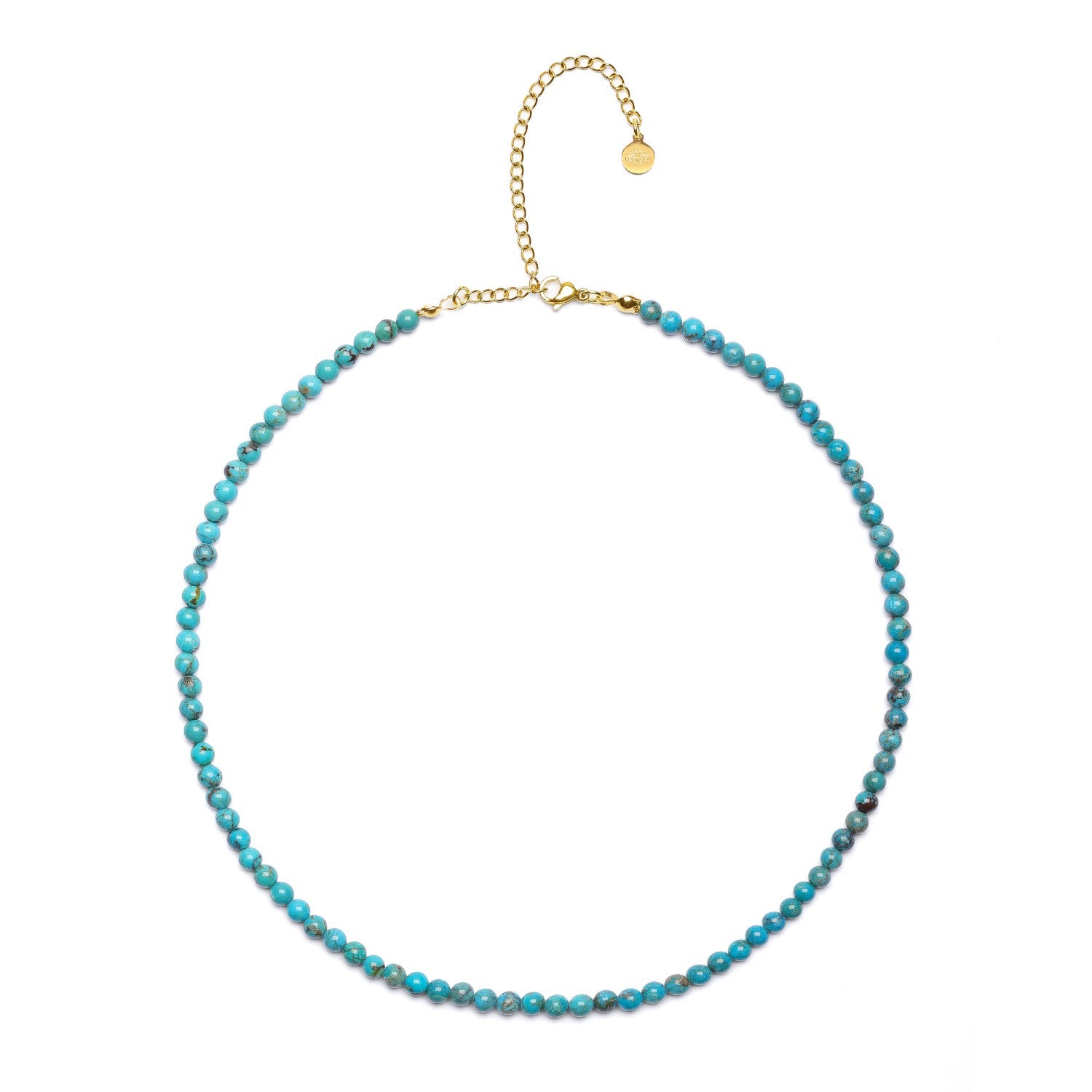Turquoise Choker Necklace, Success And Good Fortune Amplifier