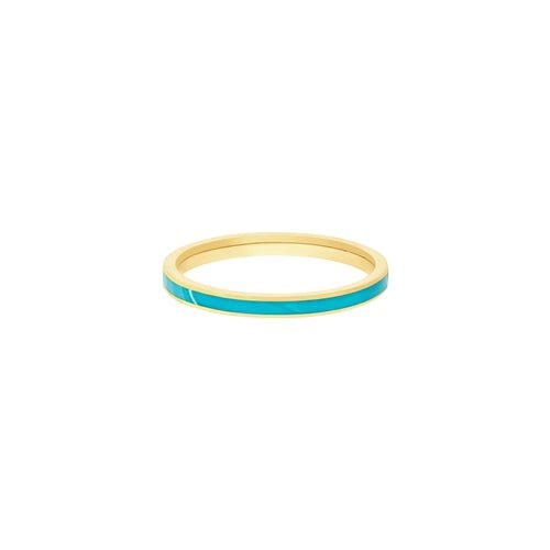 Turquoise Enamel Ring
