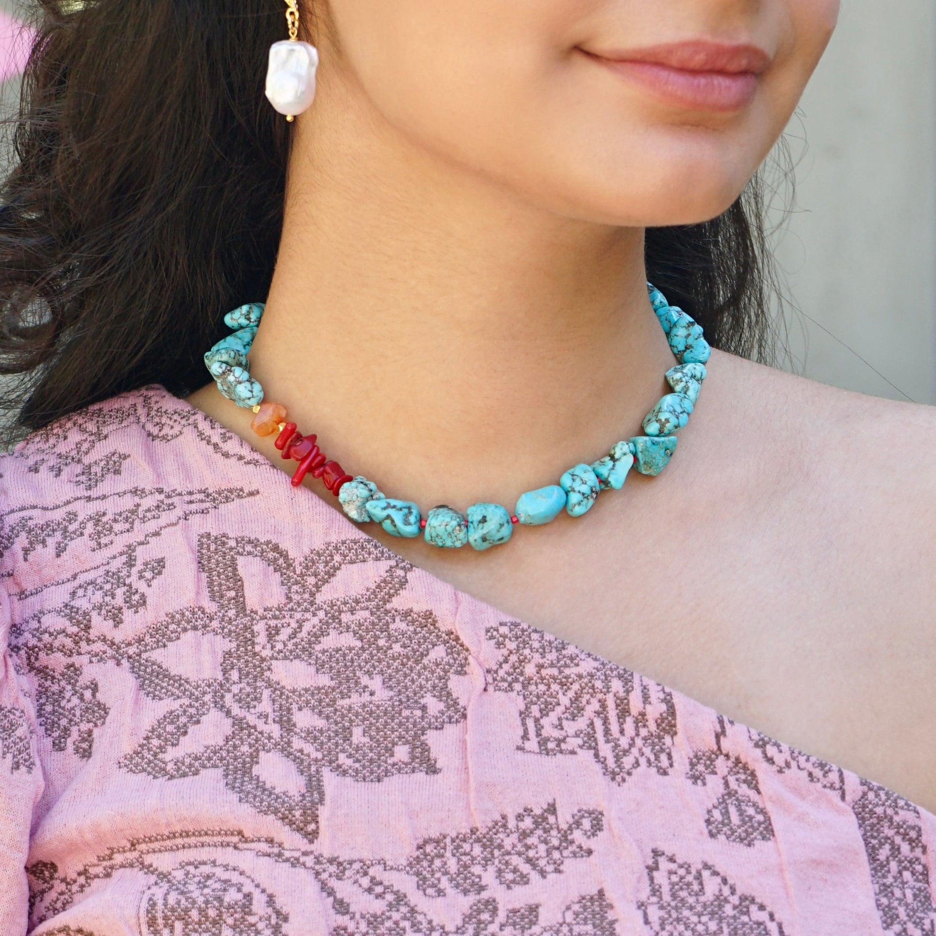 Turquoise Necklace Sara