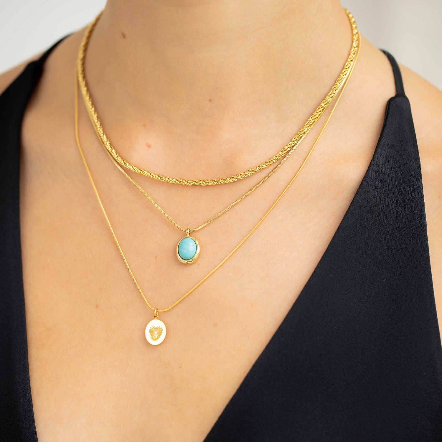 The Small Turquoise Pendant Necklace