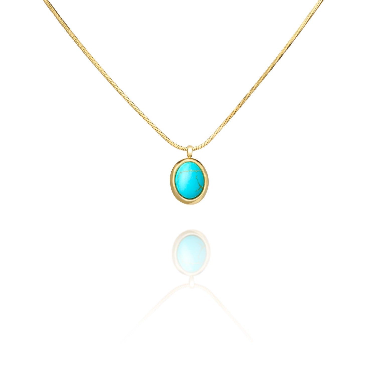 The Small Turquoise Pendant Necklace