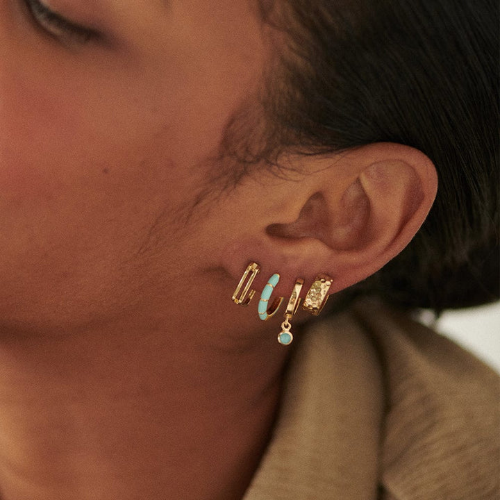 turquoise-stripe-huggie-hoop-earrings-18ct-gold-plated-daisy-london
