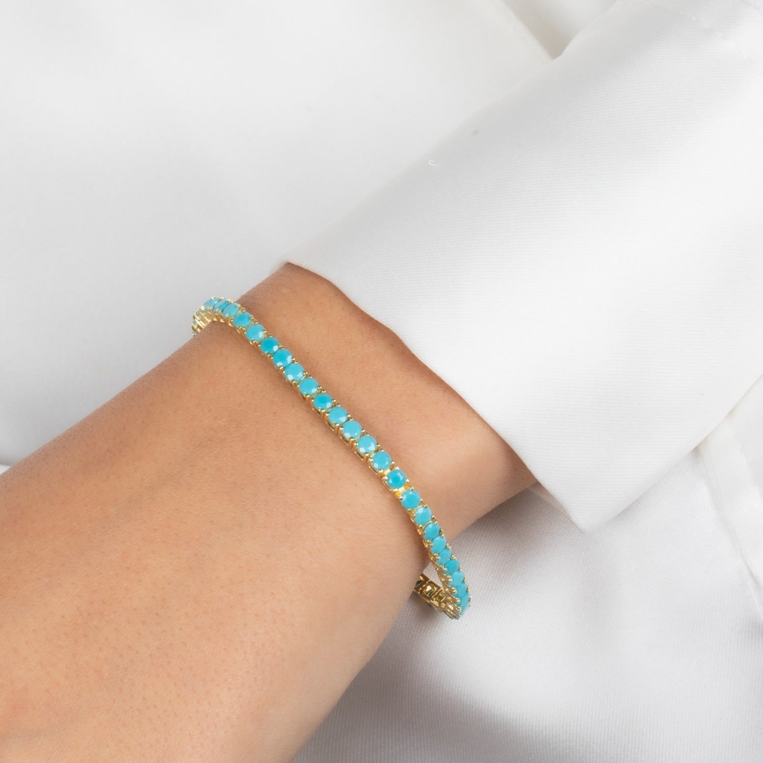 Turquoise Tennis Bracelet