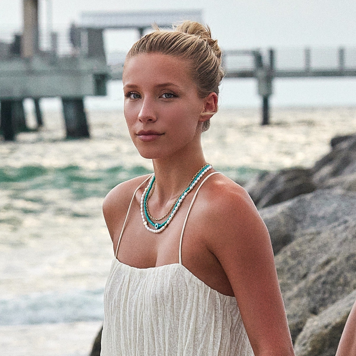 Turquoise Trio Choker