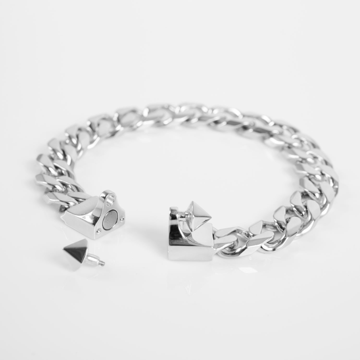Iron Maiden 10Mm Silver Bracelet