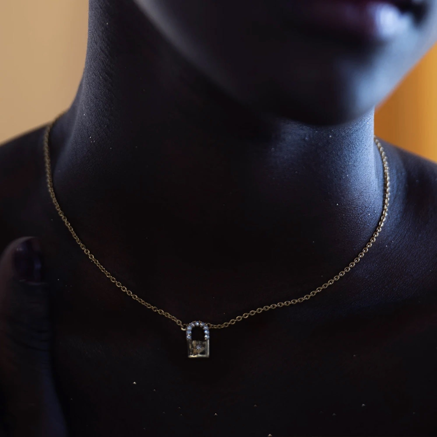 White Goldplated Bianca Necklace