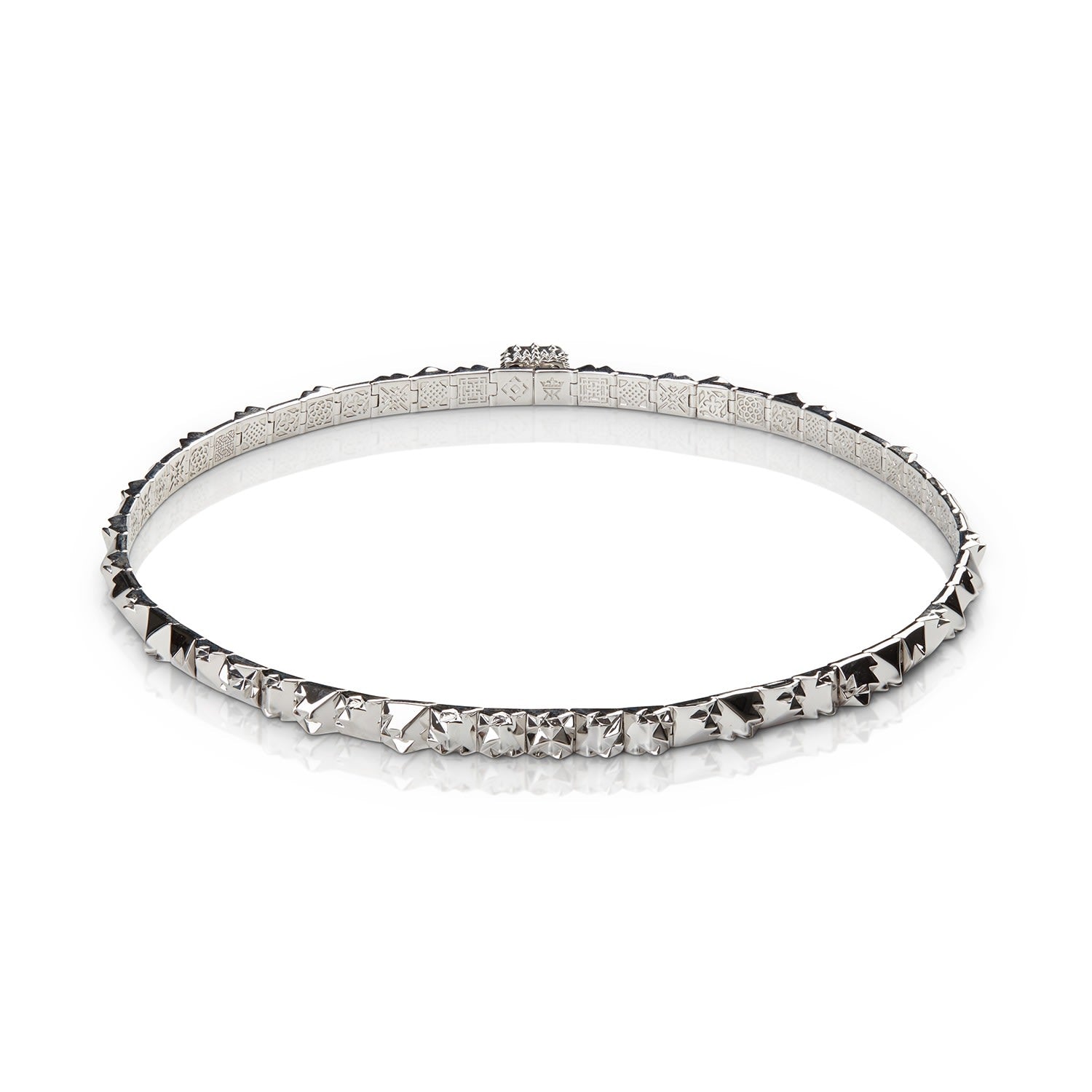 Lost Pilgrim Silver Choker Necklace