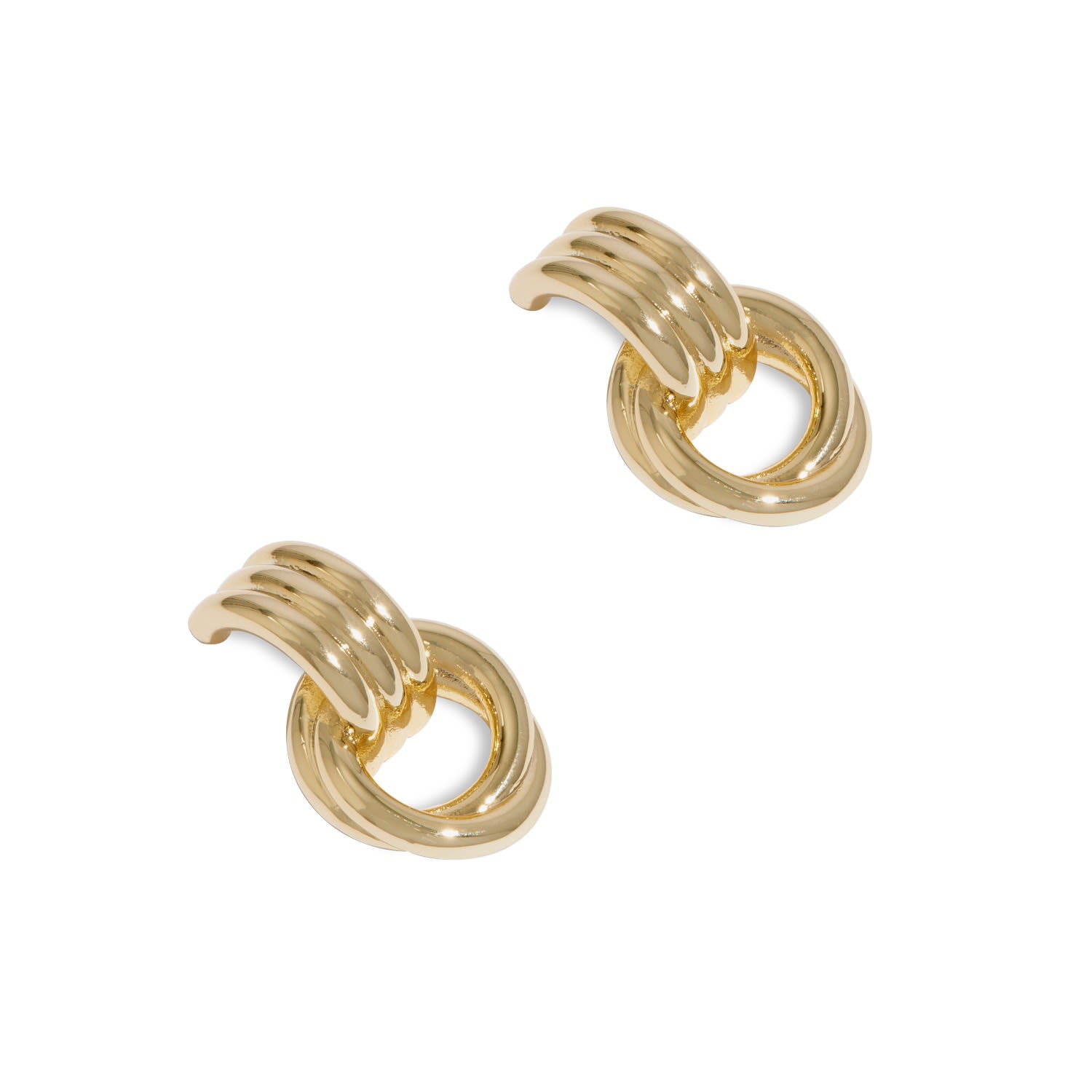 Twist Studs Gold
