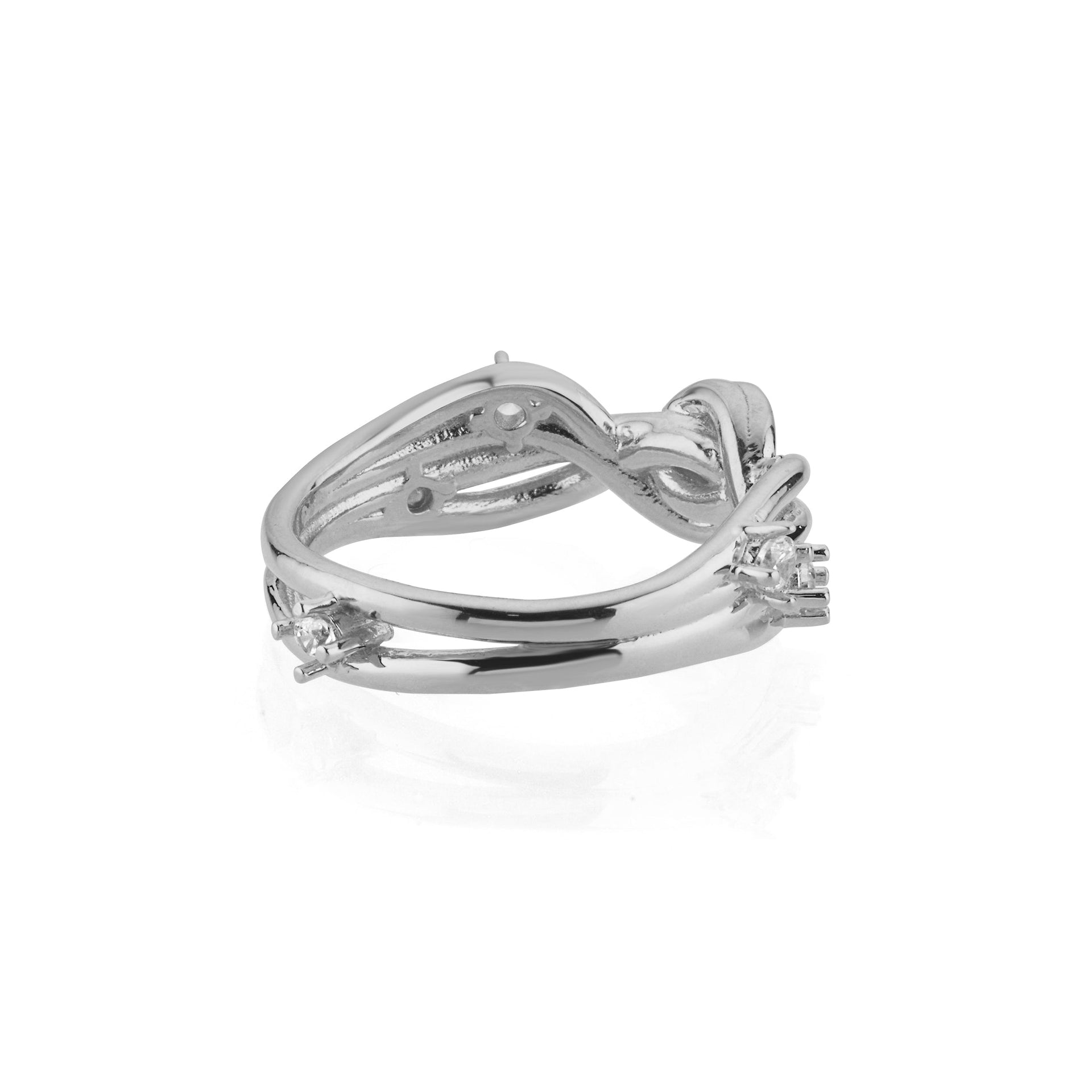 Twist Thorn Ring Silver