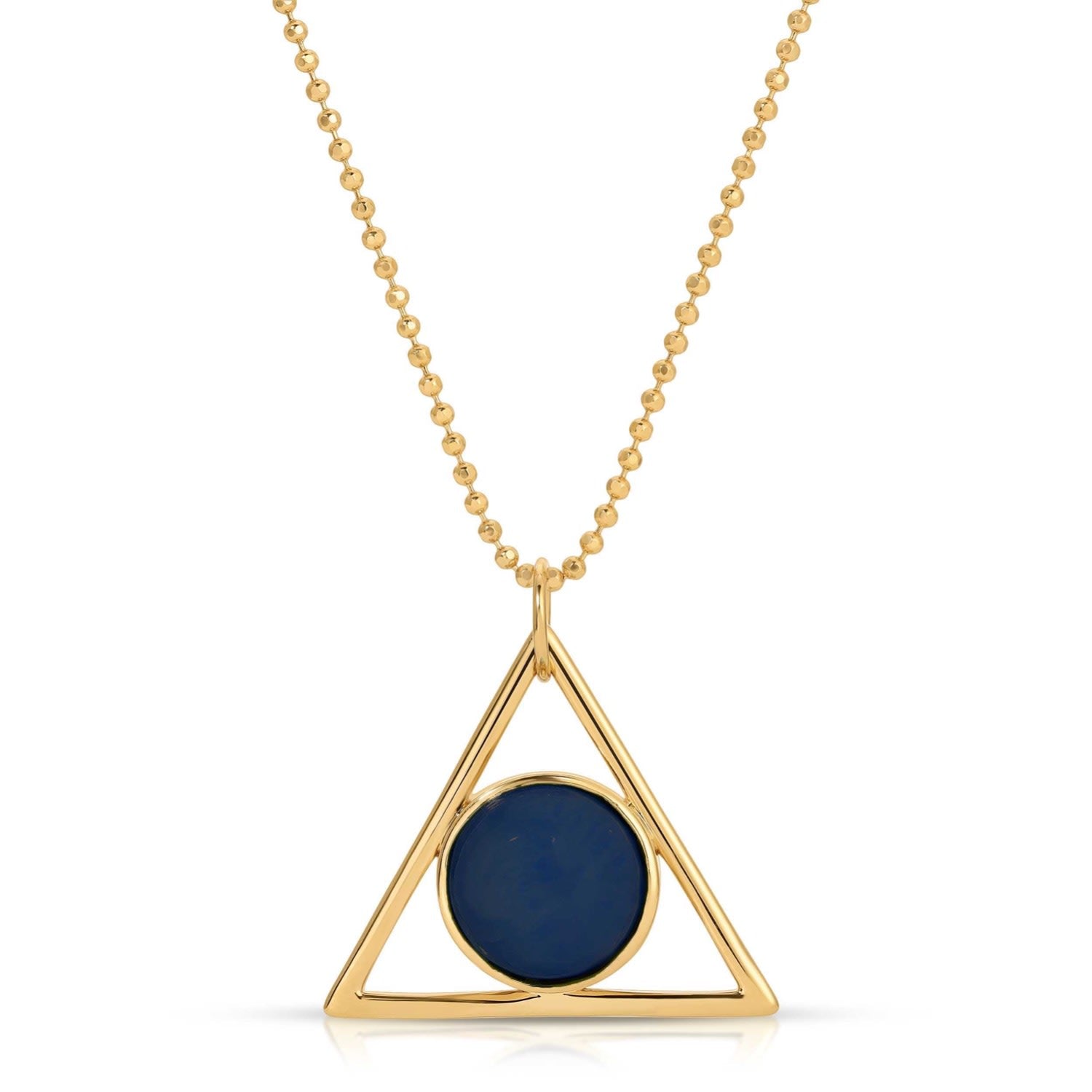 Two Faced Double Sided Necklace- Adventurine, Moonstone