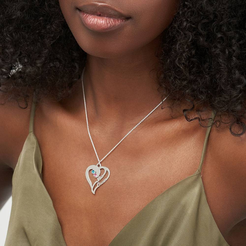 Best Anniversary Gifts for Her - Personalized Hearts Necklace - My Eternal Love Collection