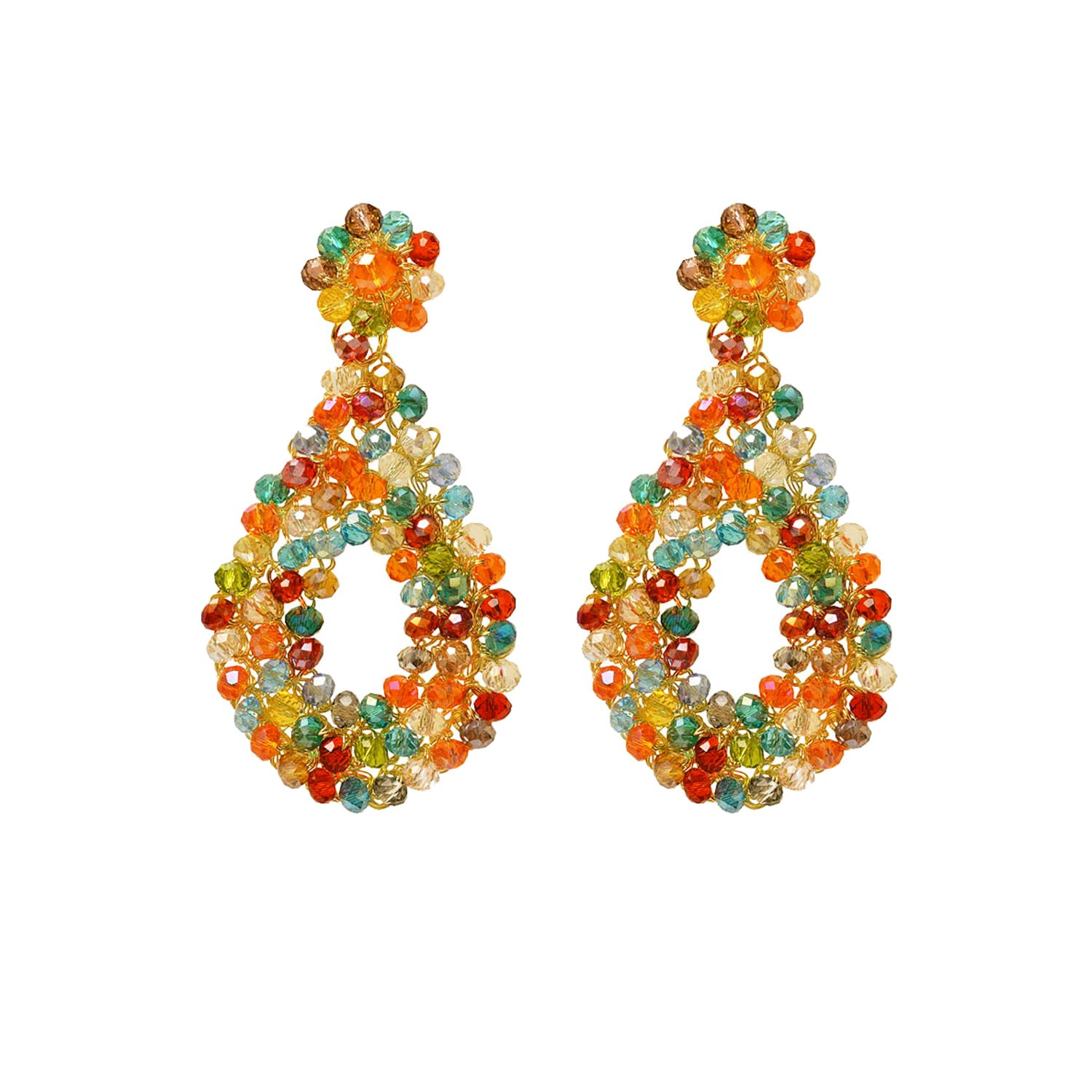 Multicolor Diana Handmade Earrings