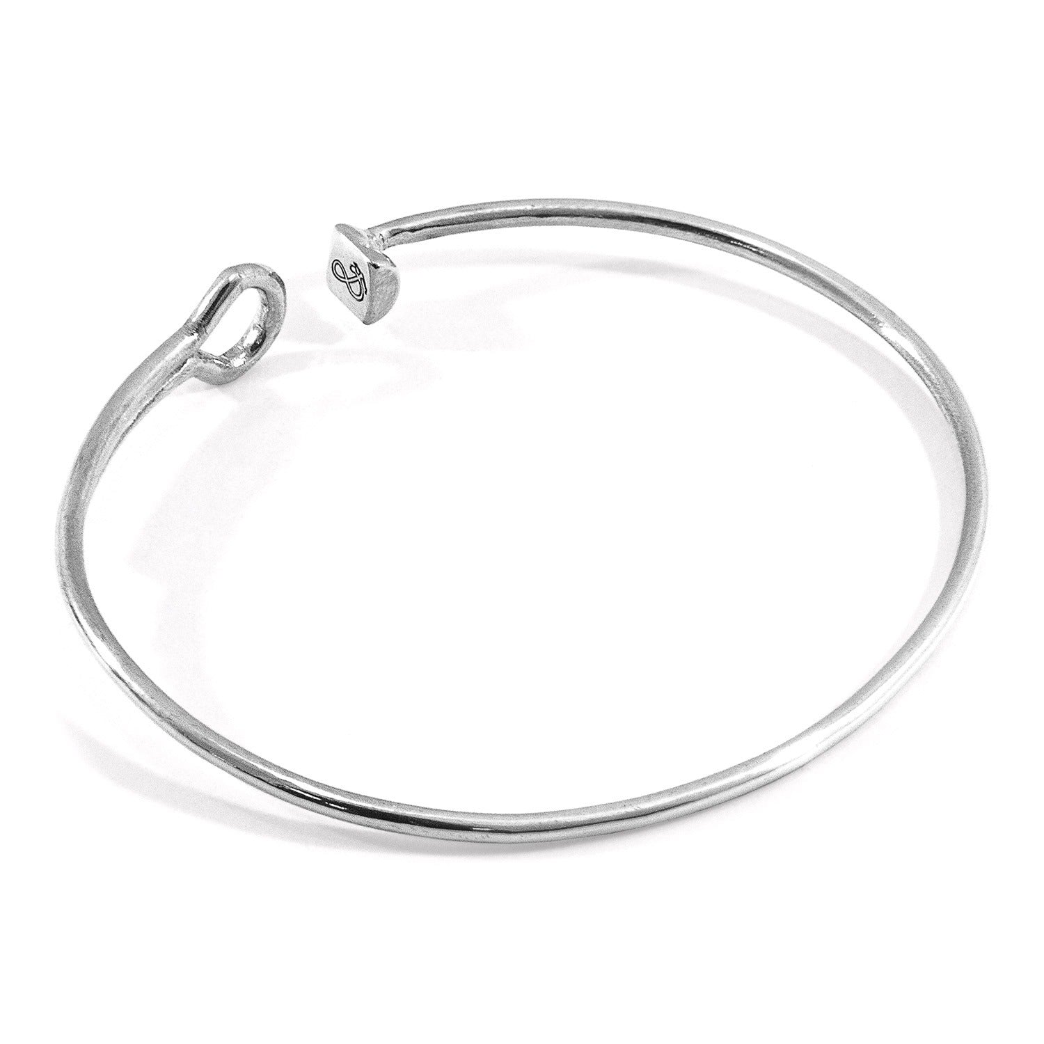 Sutton Gate Midi Geometric Silver Bangle