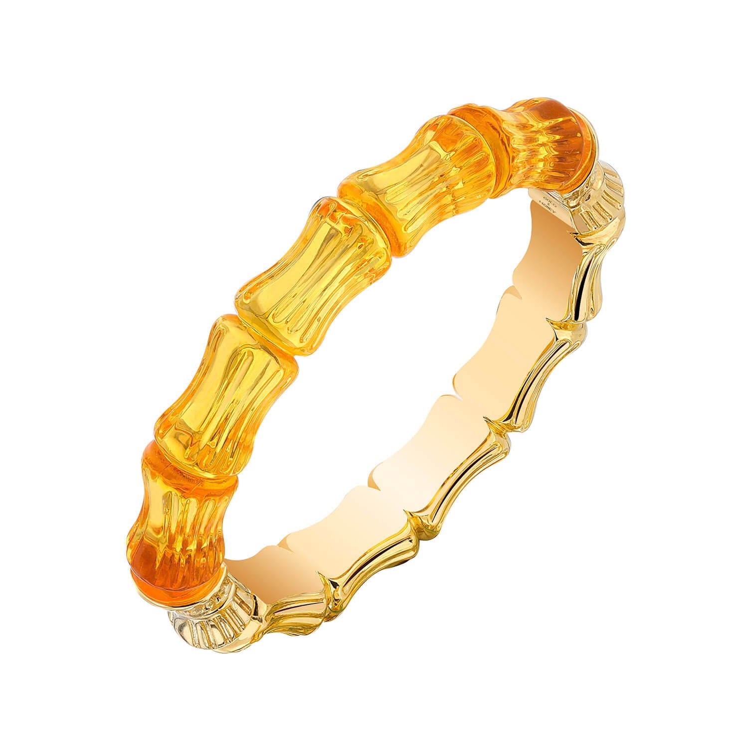 Bamboo Bangle In Honey