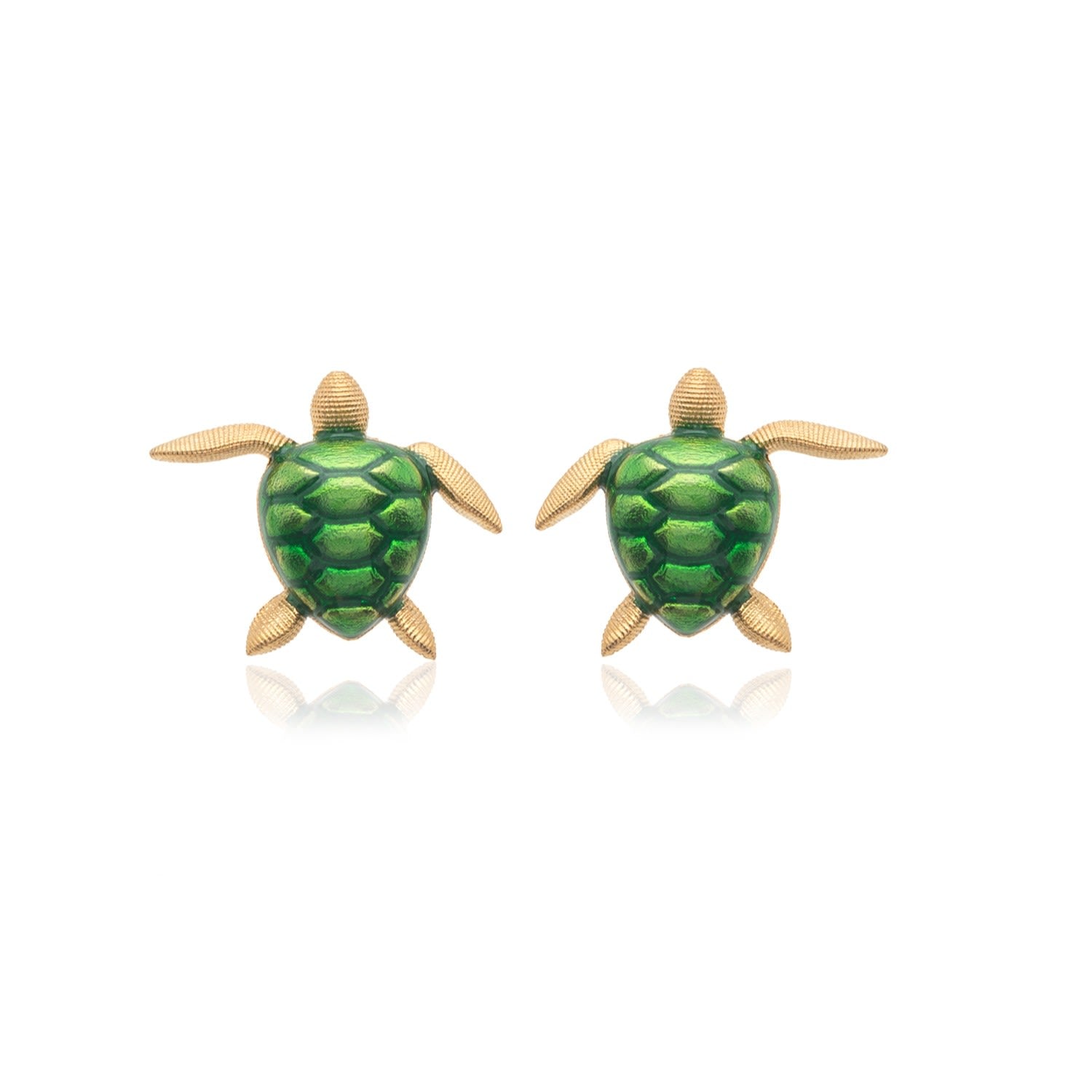 Green Sea Turtle Earrings